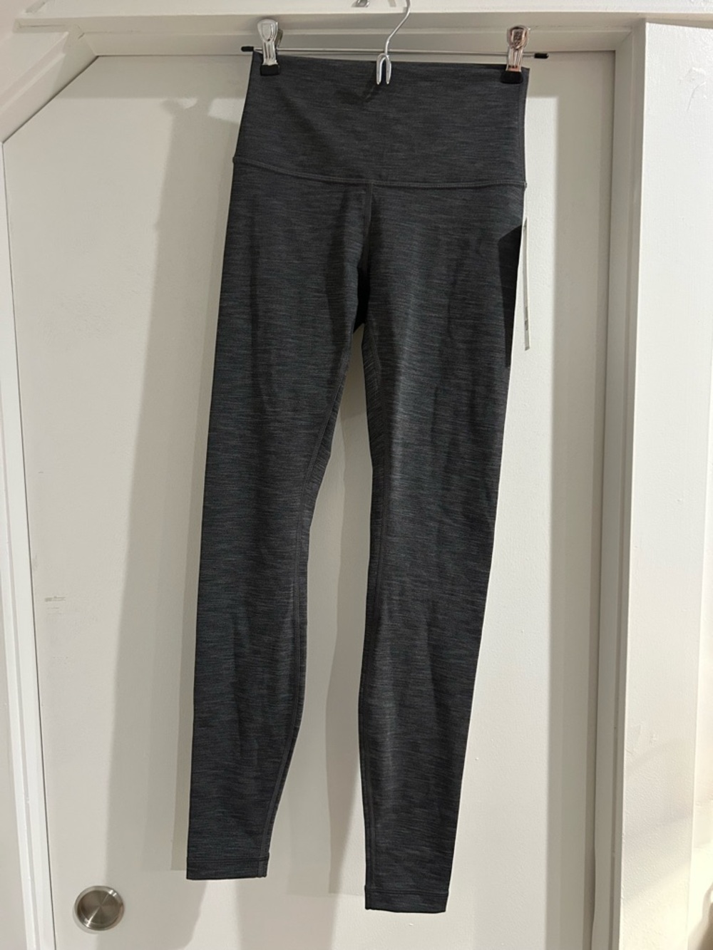 lululemon athletica Dark Charcoal Heather High-Rise Wunder Under Brushed legging